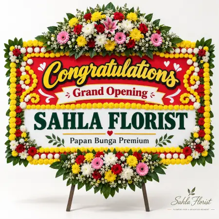 Papan Bunga Ucapan Selamat Jambe